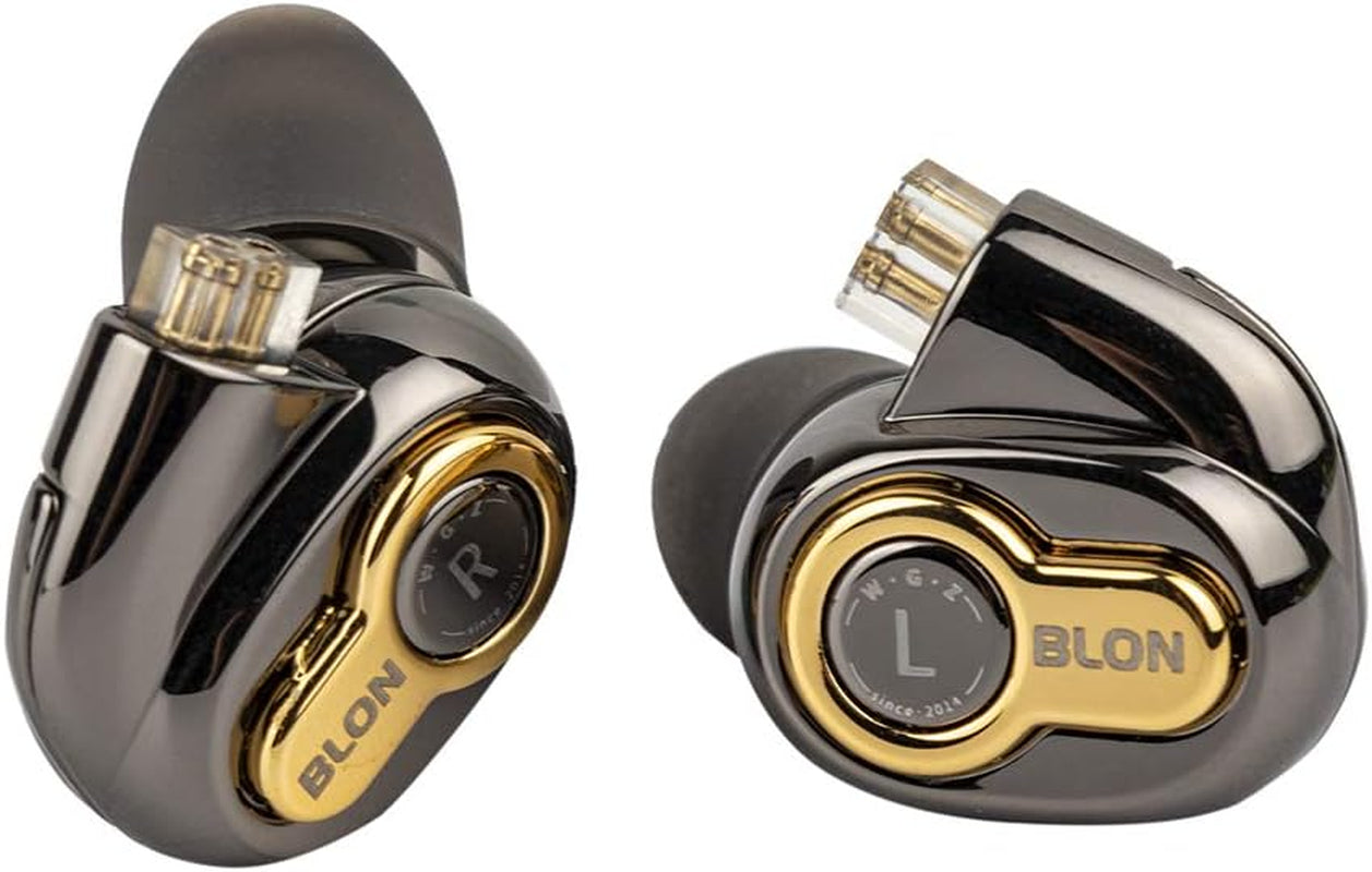 BL05 2Nd Generation 10Mm CNT Diaphragm Hifi In-Ear Earphone with 0.78Mm 2Pin Detachable Cable(Without Mic, Bl05-Black)