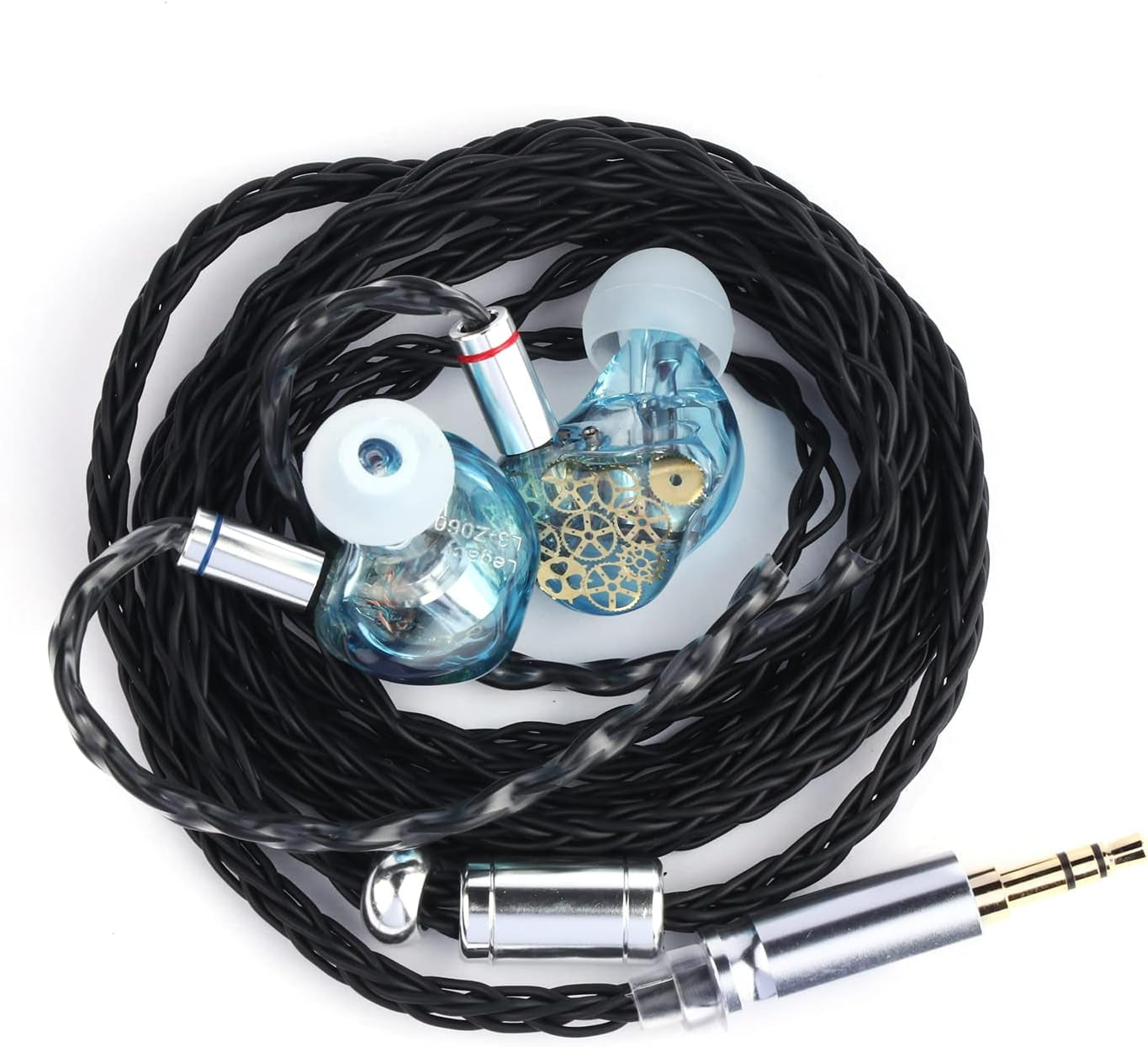 Legacy 3 Clockworks 2BA + 1DD Hybrid Triple Driver in Ear Monitor for Audiophiles Musicians (2Pin, Clockworks)