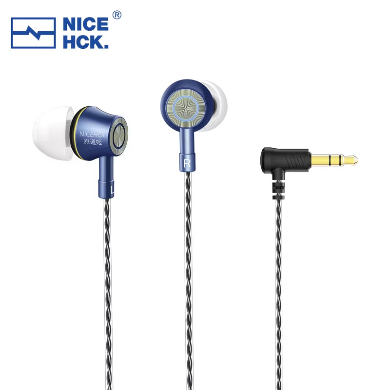 YD520 IEM In-Ear Earphone Aluminum Alloy Metal HIFI Microphone Earbud 10Mm PET Dynamic Headset Bass Balanced Vocal Music