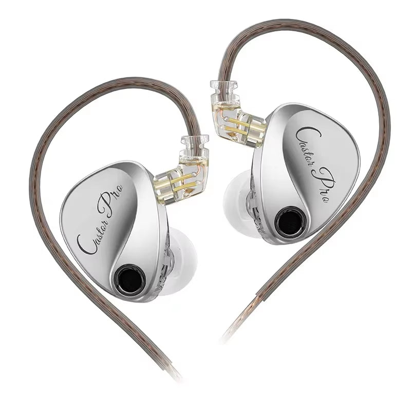Castor PRO Wired In-Ear Earphones Dynamic Drivers High-End Tunable Earphones HIFI Sound IEM Bass Headphones Gaming Headset