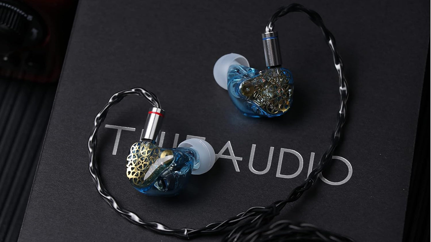 Legacy 3 Clockworks 2BA + 1DD Hybrid Triple Driver in Ear Monitor for Audiophiles Musicians (2Pin, Clockworks)