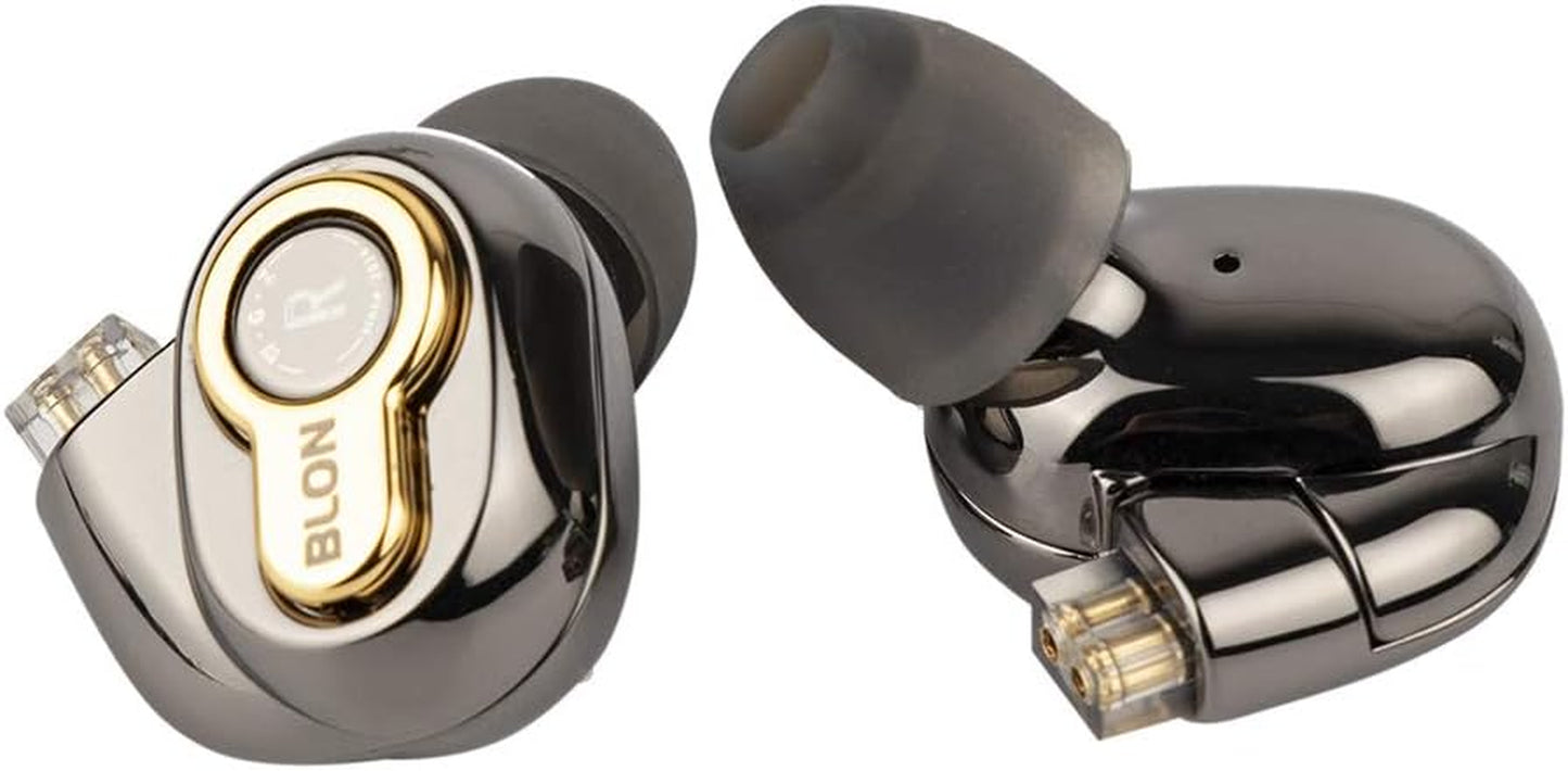 BL05 2Nd Generation 10Mm CNT Diaphragm Hifi In-Ear Earphone with 0.78Mm 2Pin Detachable Cable(Without Mic, Bl05-Black)