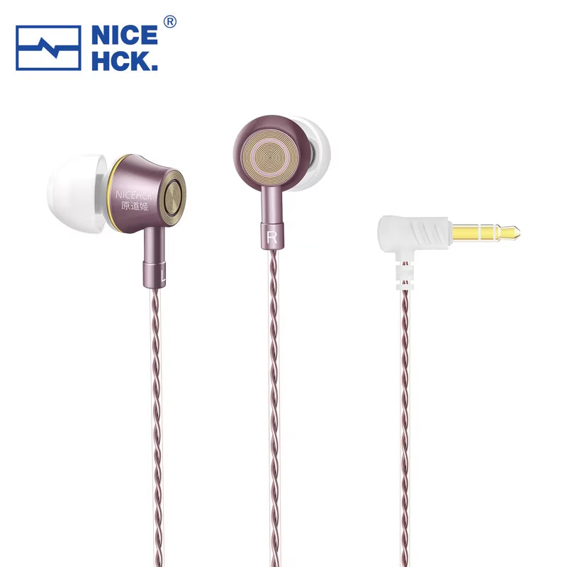 YD520 IEM In-Ear Earphone Aluminum Alloy Metal HIFI Microphone Earbud 10Mm PET Dynamic Headset Bass Balanced Vocal Music