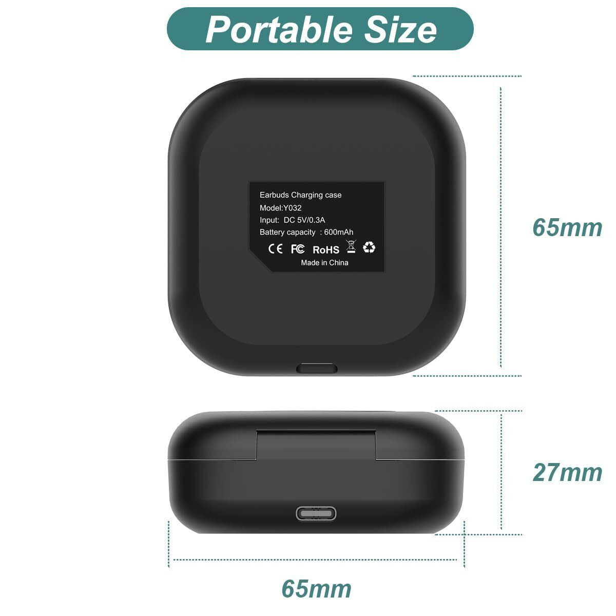 Charging Case for Shokz Openfit T910 Replacement Charger Case Cover With