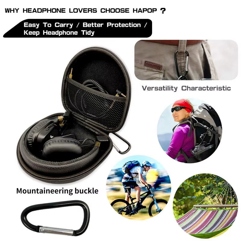 Hard Carrying Case for Marshall Monitor Midanc MAJOR III Bluetooth On-Ear Headphones Durable 23 Augz7