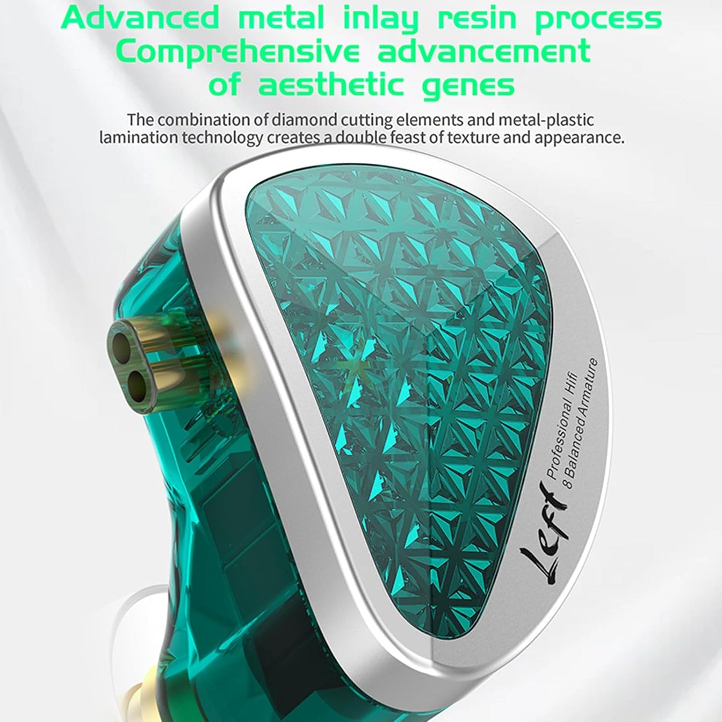 KZ AS16 PRO in Ear Monitor Headphones 16BA Balanced Armature Drivers Hifi IEM Earphones High Clarity Gaming Earbuds for Musicians Singers Audiophile Dj Drummers