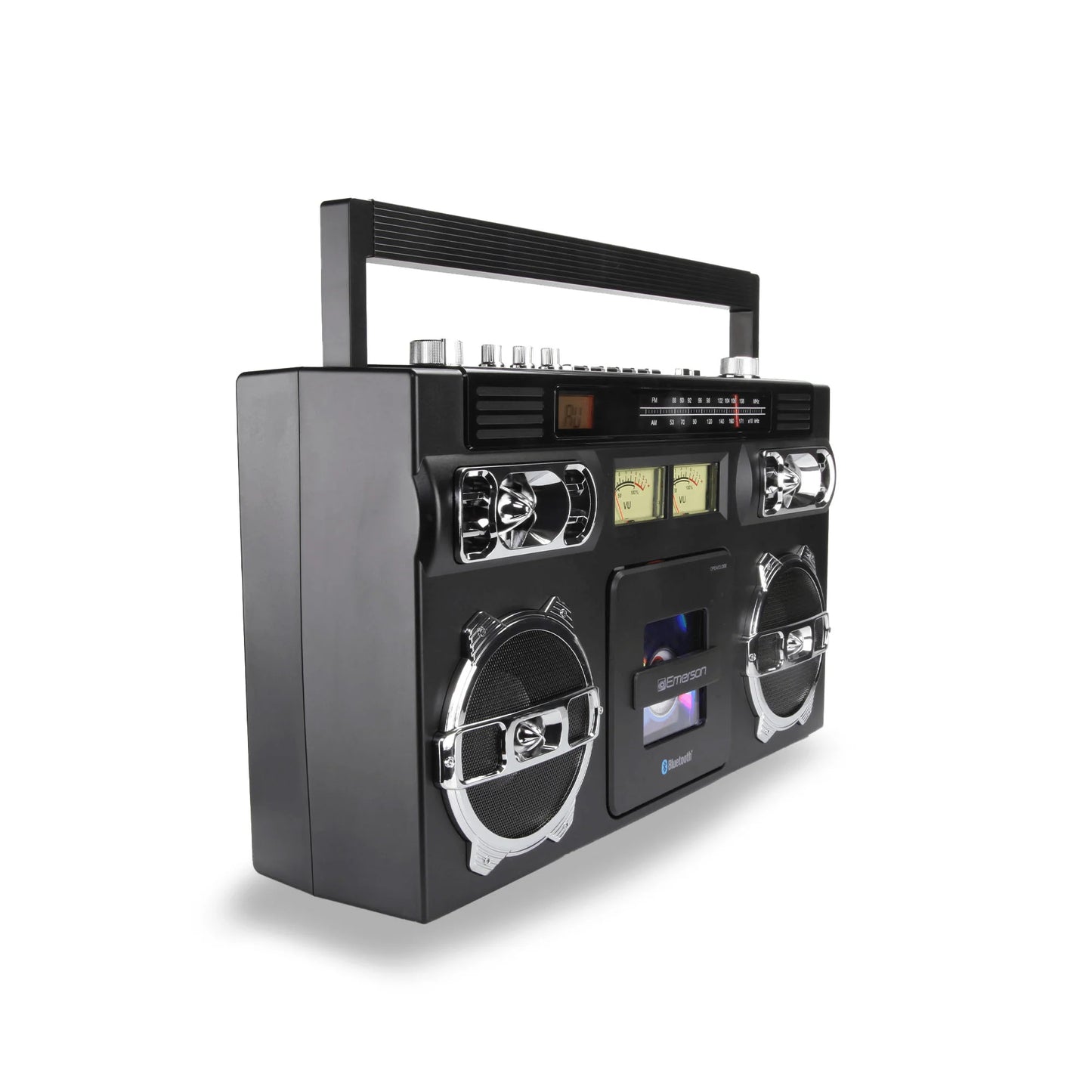 Emerson Retro Portable CD Boombox W Programmable Memory and LED Digital Display