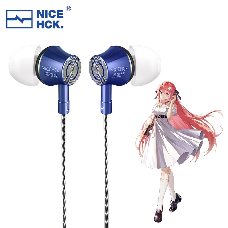 YD520 IEM In-Ear Earphone Aluminum Alloy Metal HIFI Microphone Earbud 10Mm PET Dynamic Headset Bass Balanced Vocal Music