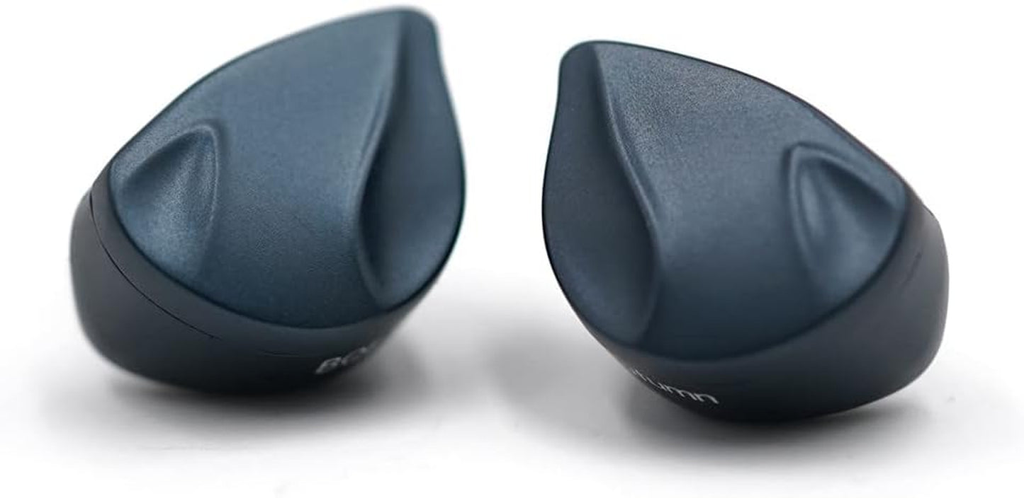 Autumn Dual Cavity 13Mm Dynamic Driver IEM, Replaceable Tuning Hifi in Ear Earphones (2.5Mm, Blue)