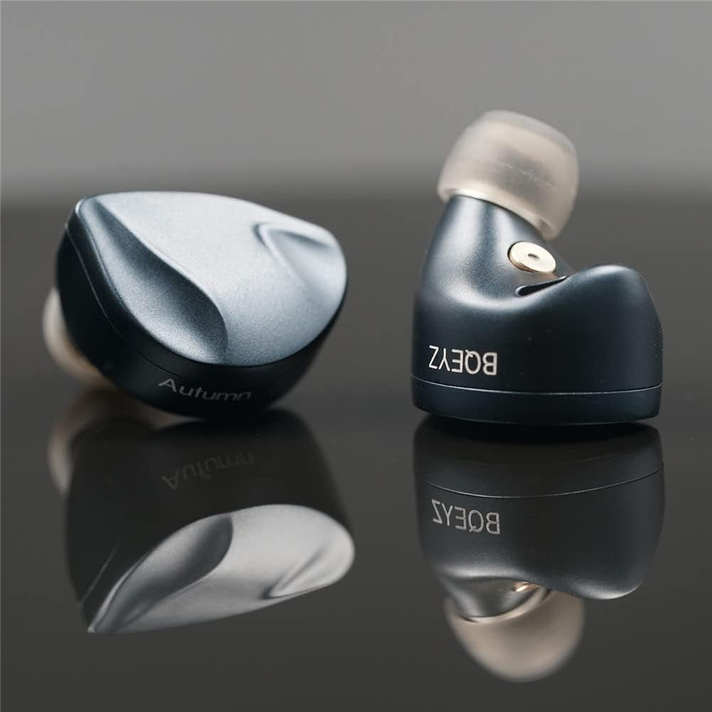 Autumn Dual Cavity 13Mm Dynamic Driver IEM, Replaceable Tuning Hifi in Ear Earphones (2.5Mm, Blue)