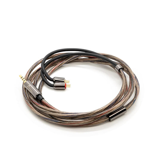 Ctu01/Arc SPCOCC Material Hifi Audiophile In-Ear Monitor Cable/Earphone Cable for OH1,OH10,EN700 Pro,No.3（2-Pin 2.5-0.78Mm