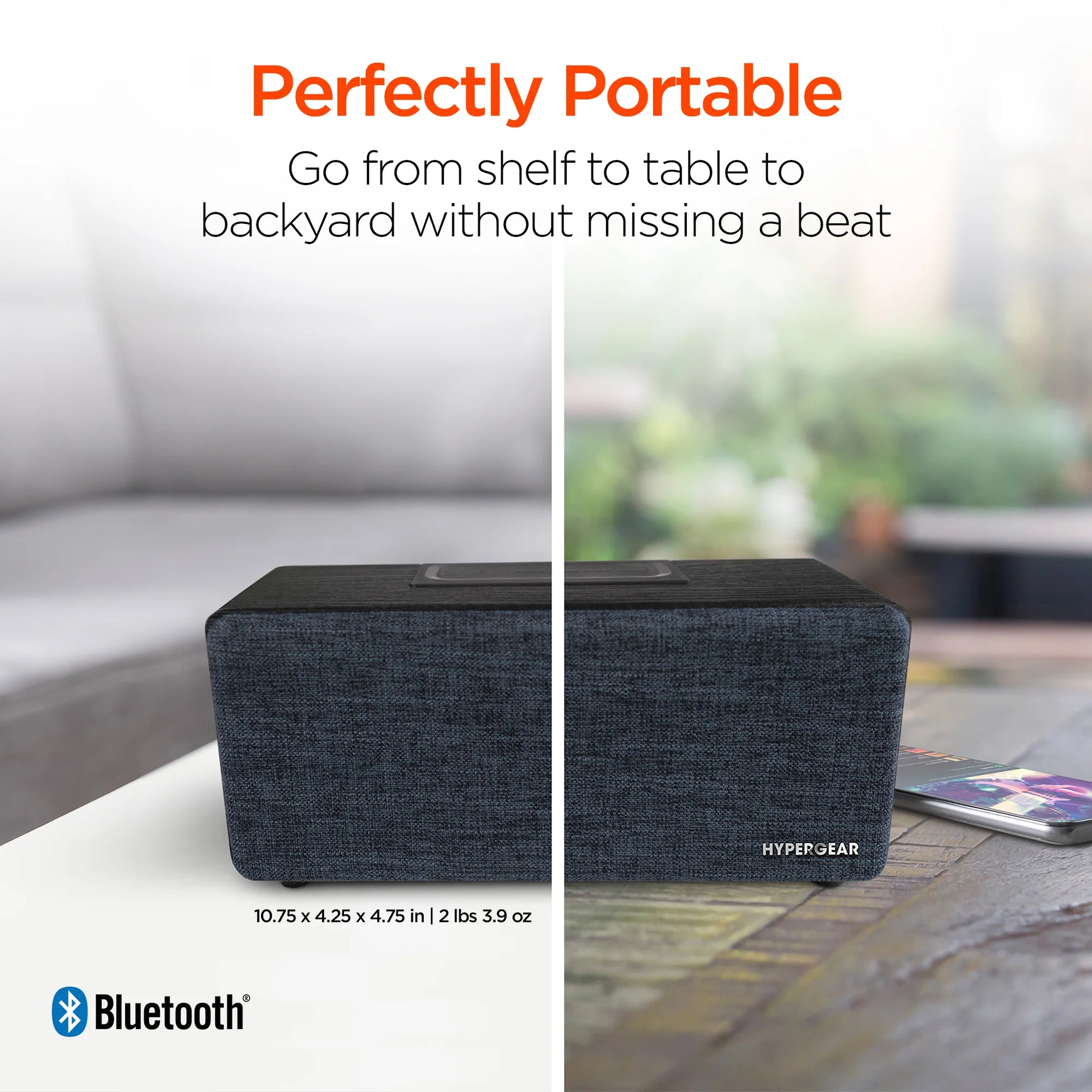 Hypergear Fabrix 2 Wireless Speaker (FABRIX-PRNT)