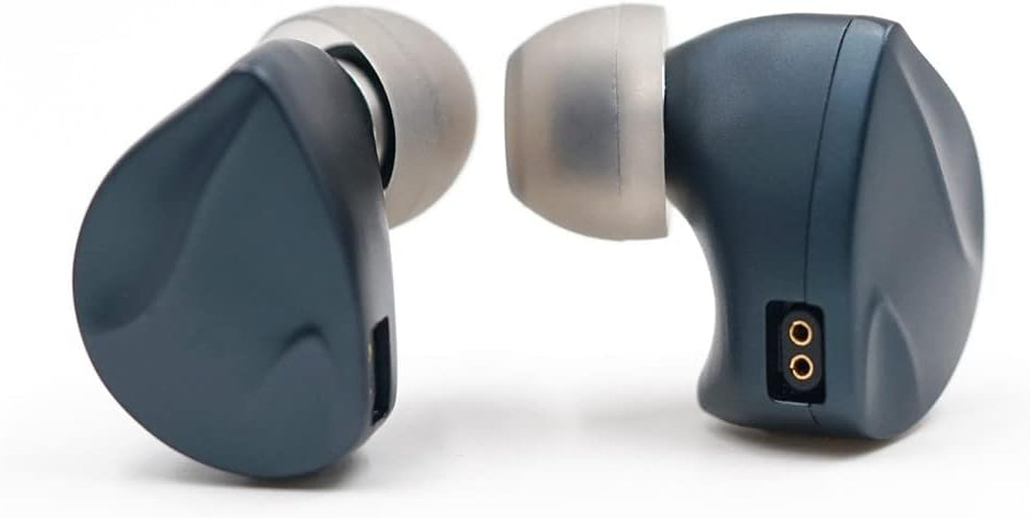 Autumn Dual Cavity 13Mm Dynamic Driver IEM, Replaceable Tuning Hifi in Ear Earphones (2.5Mm, Blue)