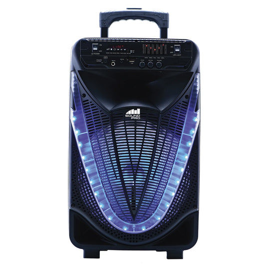 Naxa Portable 12 Inch Bluetooth Party Speaker with Disco Light (NDS-1233)