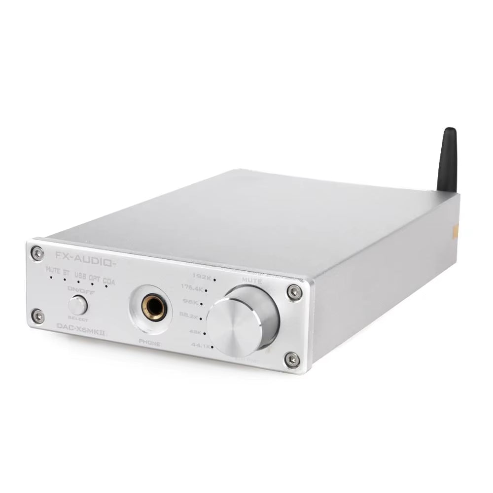 Fx-Audio DAC-X6 MKII ESS9018 TPA6120 Chip Bluetooth 5.0 APTX SPDIF Coaxial PC-USB RCA Amplifier USB DAC Decoder