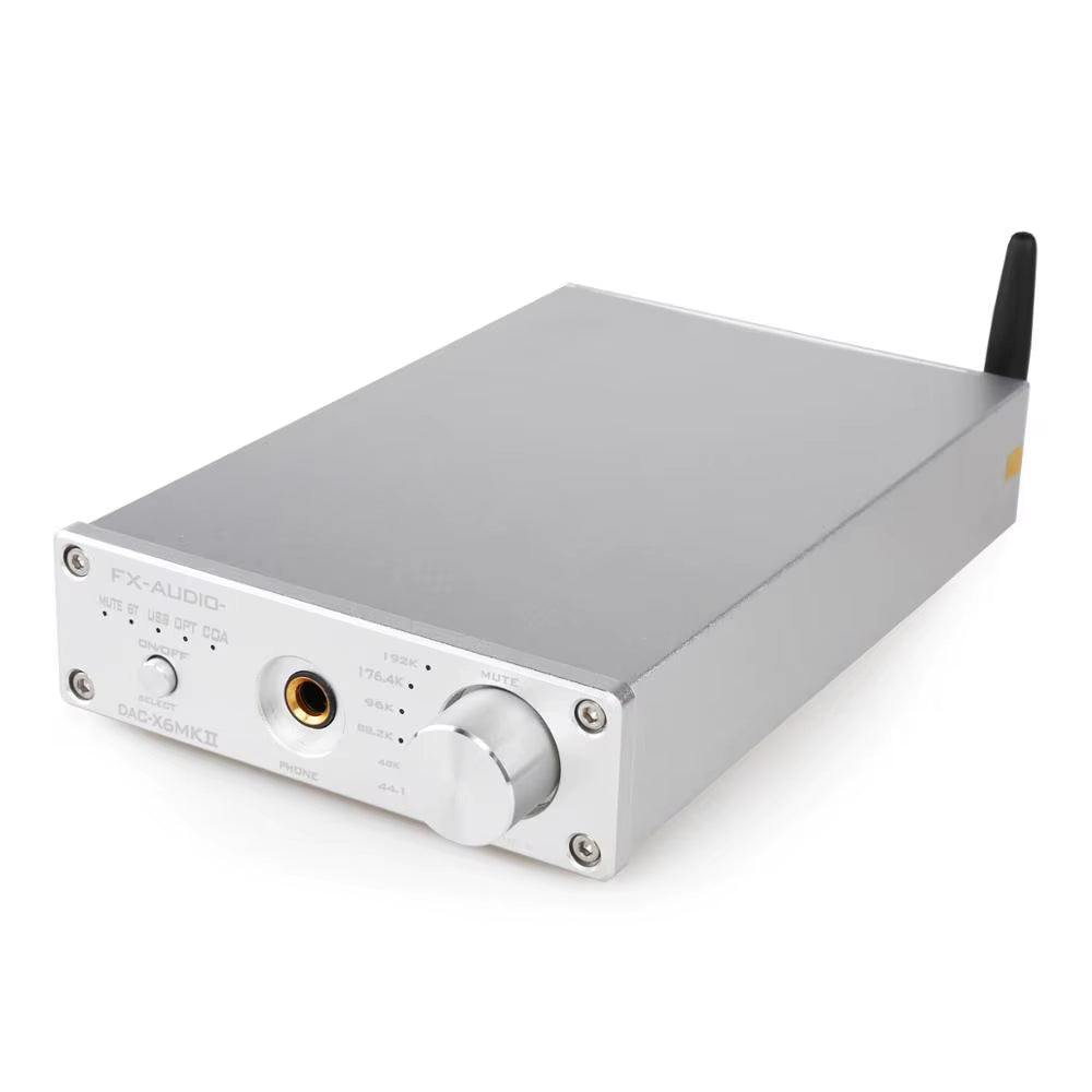 Fx-Audio DAC-X6 MKII ESS9018 TPA6120 Chip Bluetooth 5.0 APTX SPDIF Coaxial PC-USB RCA Amplifier USB DAC Decoder